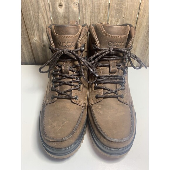 ECCO Track 6 GORETEX Mens Ankle Boots Brown/Coffee Shoe size EU43(US9.5-10) - Picture 3 of 10